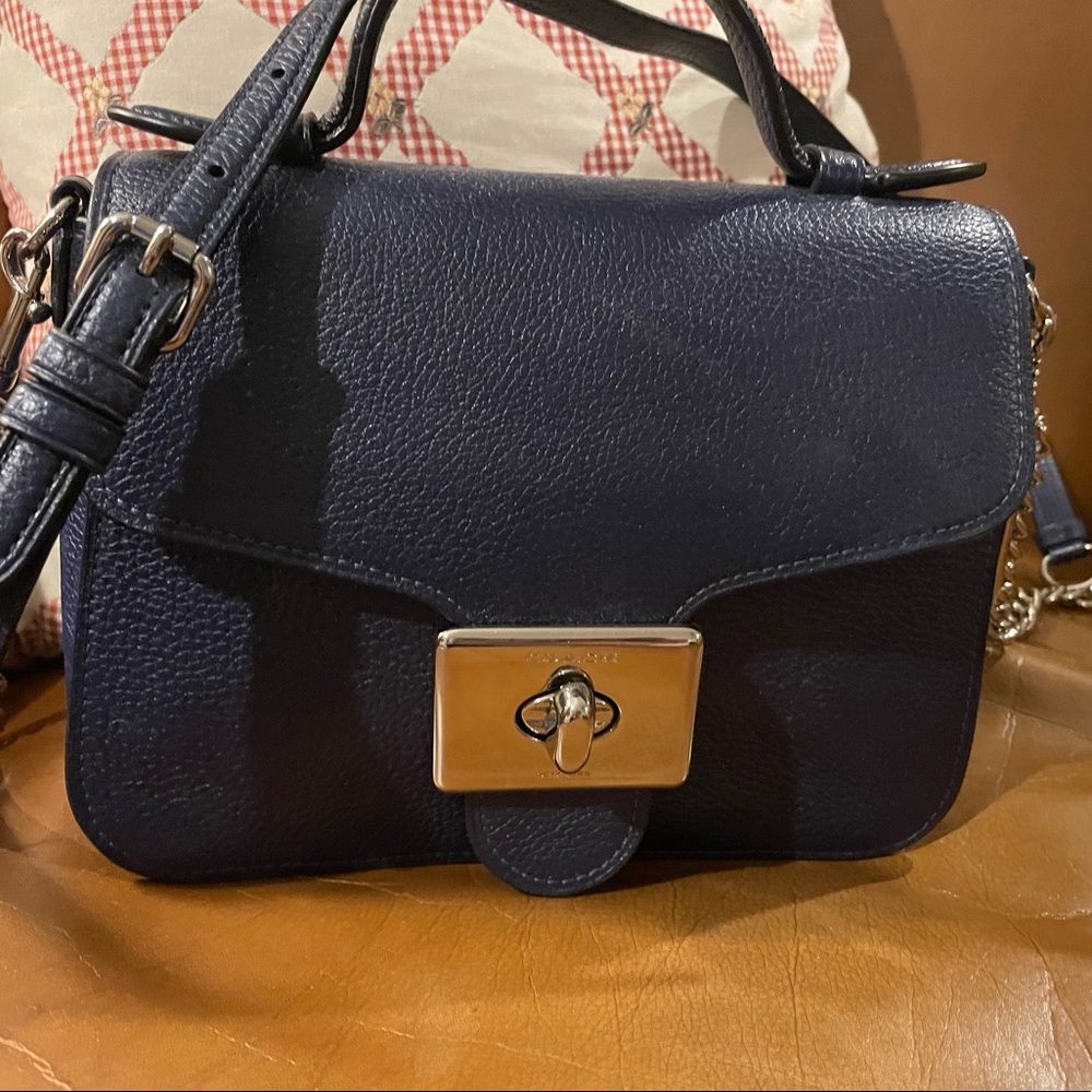 Coach Cassidy Top Handle Navy